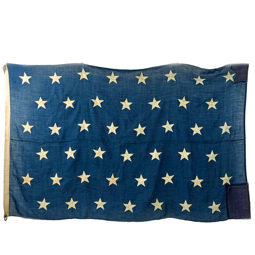 Original U.S. Pre WWI Jack of the United States 100” x 60” Naval Ensign With 45 Stars- Union Jack Maritime Flag Original Items