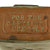 Original U.S. WWII Era Ship’s Crew Made Brass Rail Mounted Binoculars Case “For The Captain’s Use Only” Original Items