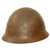 Original Japanese WWII Type 90 Army Helmet with Complete Liner and Chinstrap - Tetsubo Original Items
