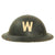 Original British WWII Air Raid Warden Painted Brodie MkII Steel Helmet - Dated 1939 Original Items