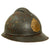 Original French WWI Model 1915 Adrian Helmet Shell in Horizon Blue with Siam Thailand Badge Original Items