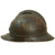 Original French WWI Model 1915 Adrian Helmet Shell in Horizon Blue with Siam Thailand Badge Original Items