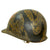 Original U.S. Vietnam War Era M1 Helmet and Liner With Replicated ARVN Marine Division Camouflage Artwork Original Items