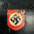 Original German WWII Late War M34 NSDAP Double Decal Civic Police Steel Helmet with 56cm Liner - Ordnungspolizei Original Items