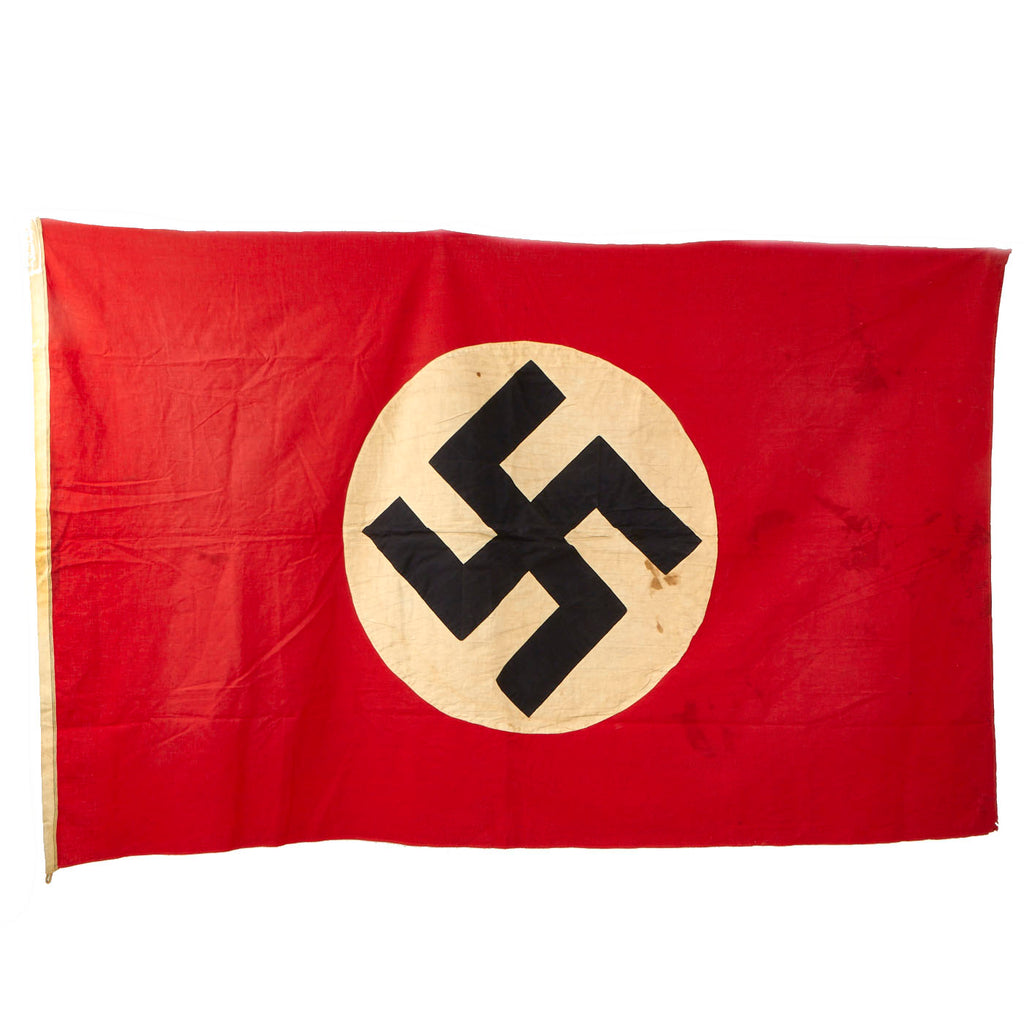 Original German WWII NSDAP National Socialist Party Double Sided Political Flag - 4ft. x 6ft. Original Items