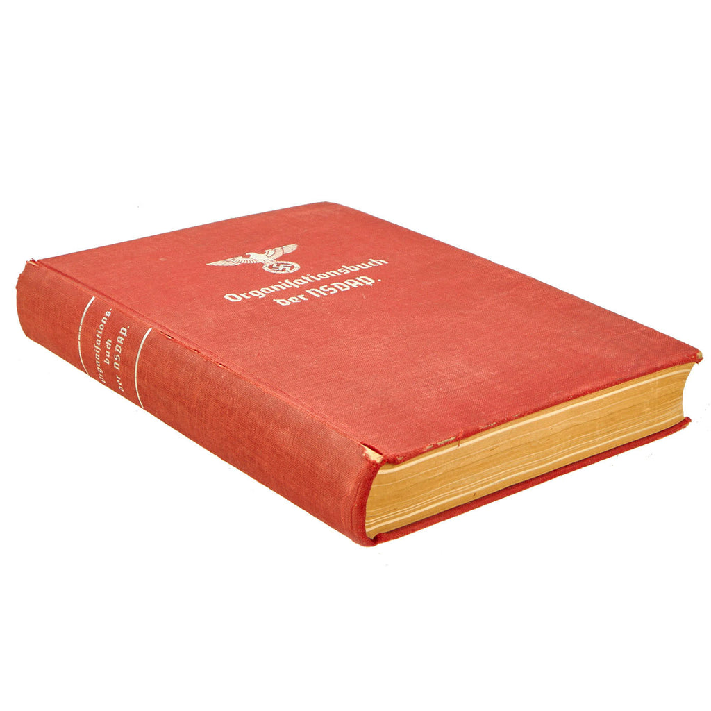 Original German Pre-WWII NSDAP 1st Edition Organization Book With Extensive Color Plates - Published 1936 New Made Items