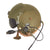 Original U.S. Vietnam War US Army Helicopter Pilot Gentex APH-5A Helmet by the Gentex Corporation - Size Medium Original Items