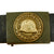 Original German WWII NS-RKB Veteran's Steel Helmet League Belt with Brass Belt Buckle - Der Stahlhelmbund Original Items