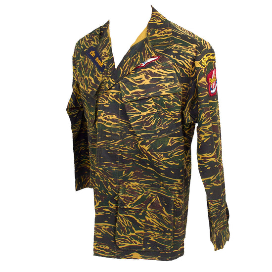 Original Thailand Provincial Police Special Operation OG-107 Class 1 Tiger Stripe Camouflage Uniform Jacket Original Items