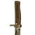 Original German WWI Turkish Shortened 14 ¼” Steel Hilt Ersatz Bayonet with Blood Groove and Steel Scabbard & Leather Frog - Carter Type EB9 Original Items