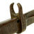 Original German WWI Turkish Shortened 14 ¼” Steel Hilt Ersatz Bayonet with Blood Groove and Steel Scabbard & Leather Frog - Carter Type EB9 Original Items