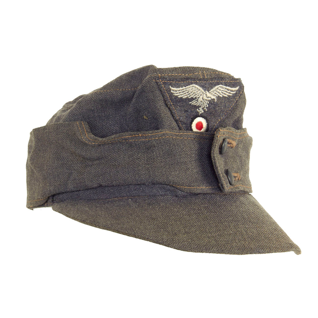 Original German WWII Luftwaffe M43 Summer Weight Einheitsmütze Field Cap Original Items