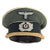 Original German WWII Army Heer Infantry Officer Schirmmütze Visor Cap - Size 57 Original Items
