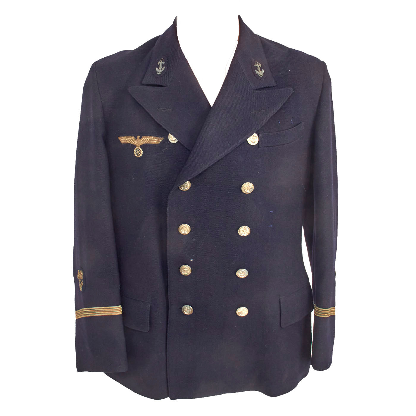 Original German WWII Kriegsmarine Administrative Official Leutnant