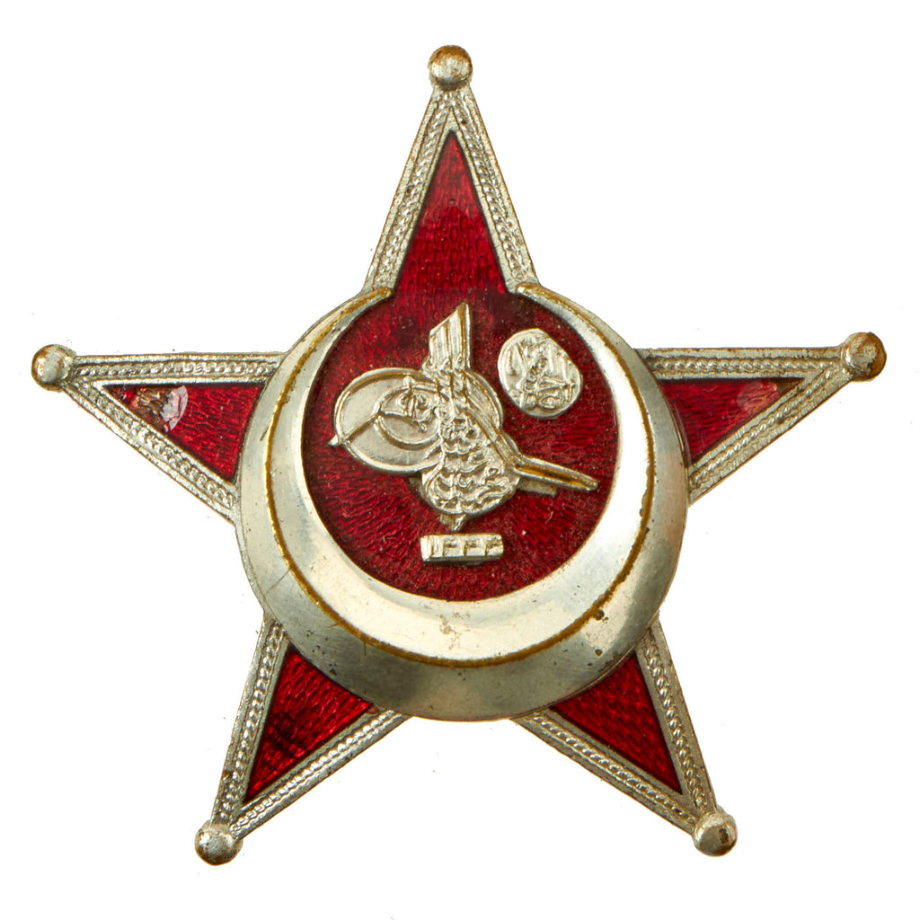 Original Turkish WWI Gallipoli Star Ottoman War Medal by B.B.&.Co - “Iron Crescent” Original Items