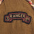 Original U.S. WWII 3rd Ranger Battalion Named Ike Jacket Featuring Custom Made Ranger Scrolls With Overseas Cap and Dog Tags - Staff Sergeant Russell W. Barns Original Items