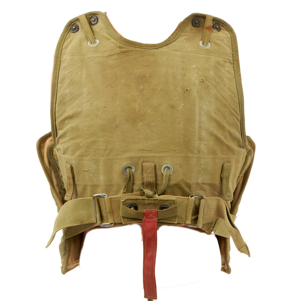 Original U.S. WWII Army Air Forces M1 Armor Flyer Flak Vest Front and Back Pieces Original Items