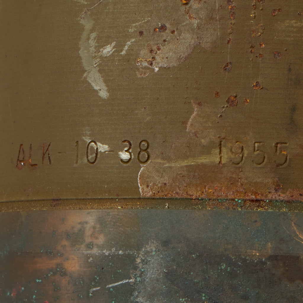 Original U.S. WWII M102 Howitzer 105mm Artillery Shell with Wooden Dum ...