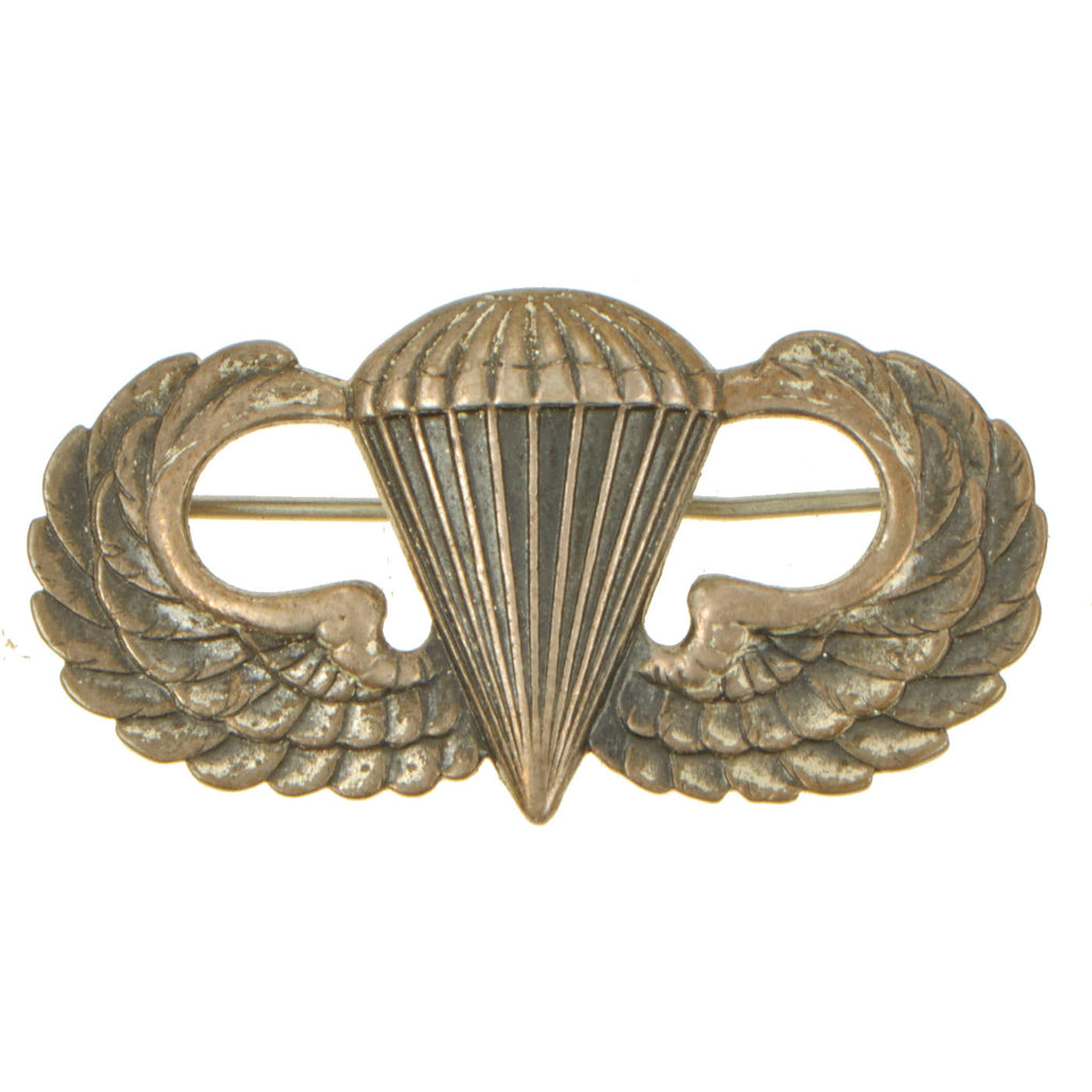 Original U.S. WWII Sterling Silver Airborne Jump Wings by Bell