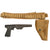 Original  U.S. WWII US Navy 10 Gauge Sedgley Mark 5 Signal Flare Pistol dated 1944 with Web Holster & Belt - Unissued Condition Original Items