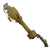 Original U.S. WWII Inert MkII Pineapple Grenade in 1945 dated M1 Rifle Grenade Adapter with M7 M1 Garand Launcher - Post War Green Repaint Original Items