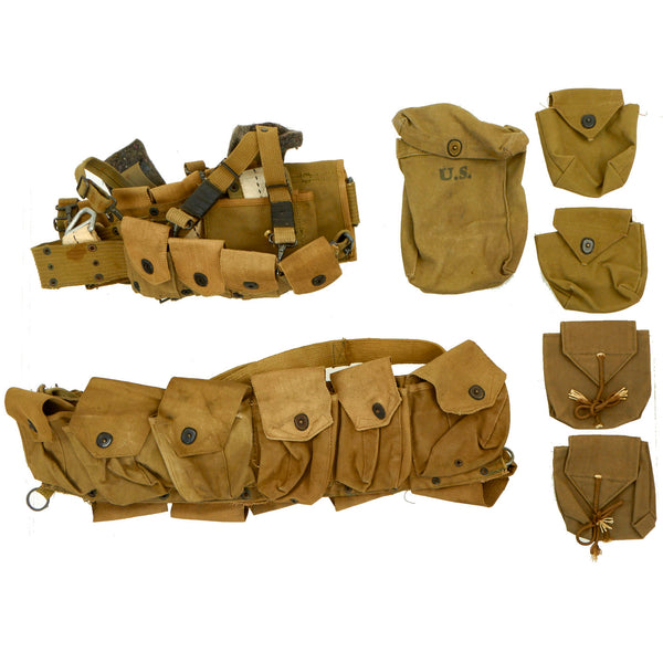 Military Ww2 Rig Original U.S. WWII Paratrooper Rigger Modified Field Equipment Lot - 7 ...
