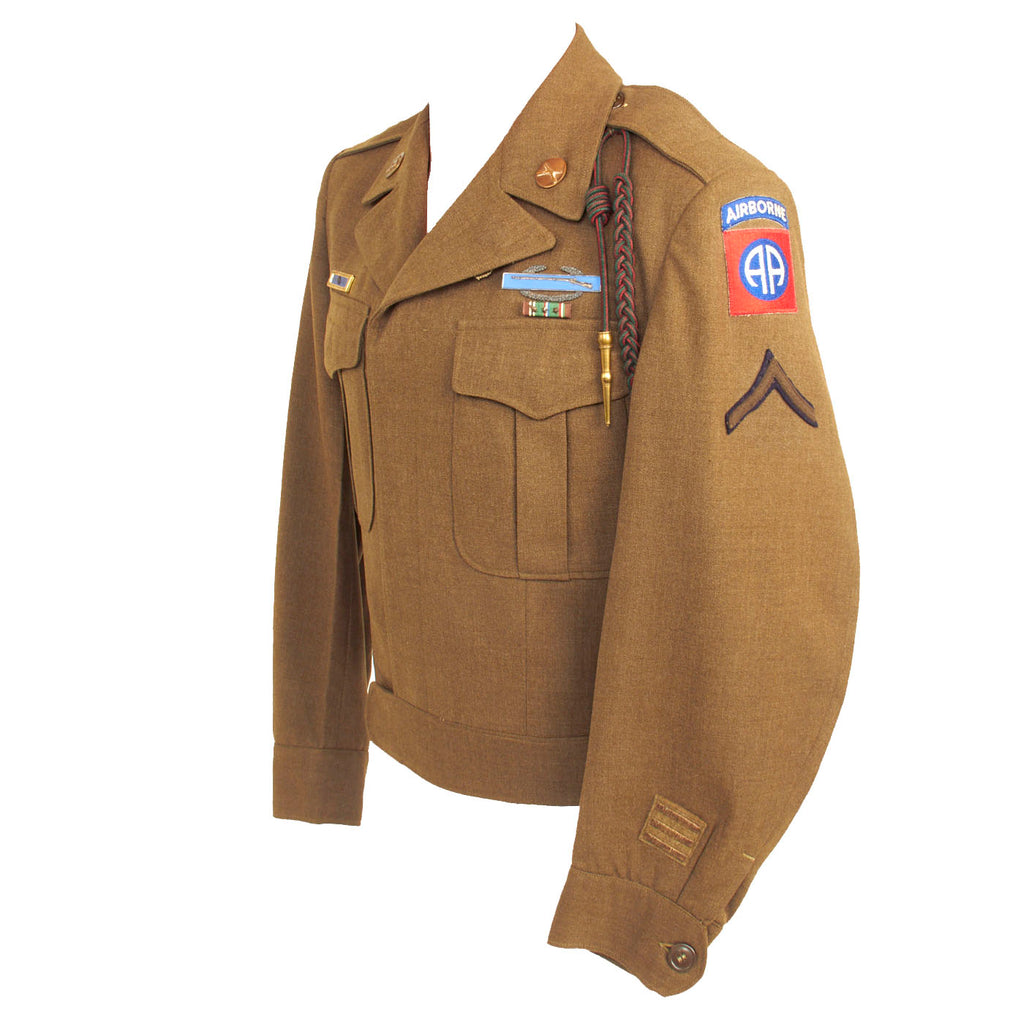 Original U.S. WWII 82nd Airborne "All American" Division Ike Jacket Original Items