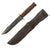 Original U.S. WWII Navy Mark 2 KA-BAR Fighting Knife by CAMILLUS with U.S.M.C. Personalized Leather Scabbard Original Items