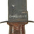Original U.S. WWII Navy Mark 2 KA-BAR Fighting Knife by CAMILLUS with U.S.M.C. Personalized Leather Scabbard Original Items