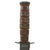 Original U.S. WWII Navy Mark 2 KA-BAR Fighting Knife by CAMILLUS with U.S.M.C. Personalized Leather Scabbard Original Items