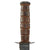 Original U.S. WWII Navy Mark 2 KA-BAR Fighting Knife by CAMILLUS with U.S.M.C. Personalized Leather Scabbard Original Items