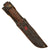 Original U.S. WWII Navy Mark 2 KA-BAR Fighting Knife by CAMILLUS with U.S.M.C. Personalized Leather Scabbard Original Items