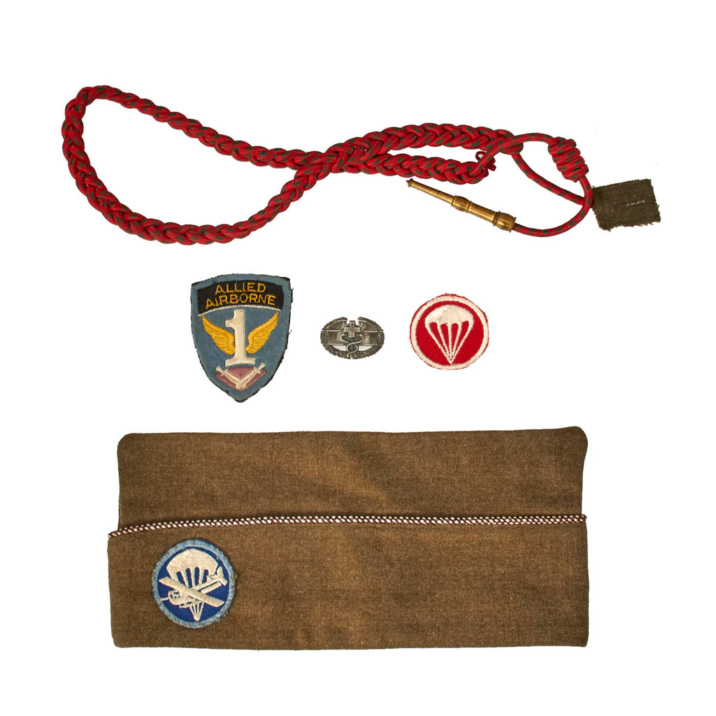 Original U.S. WWII 1st Allied Airborne Medical Department Grouping - 5 Items Original Items