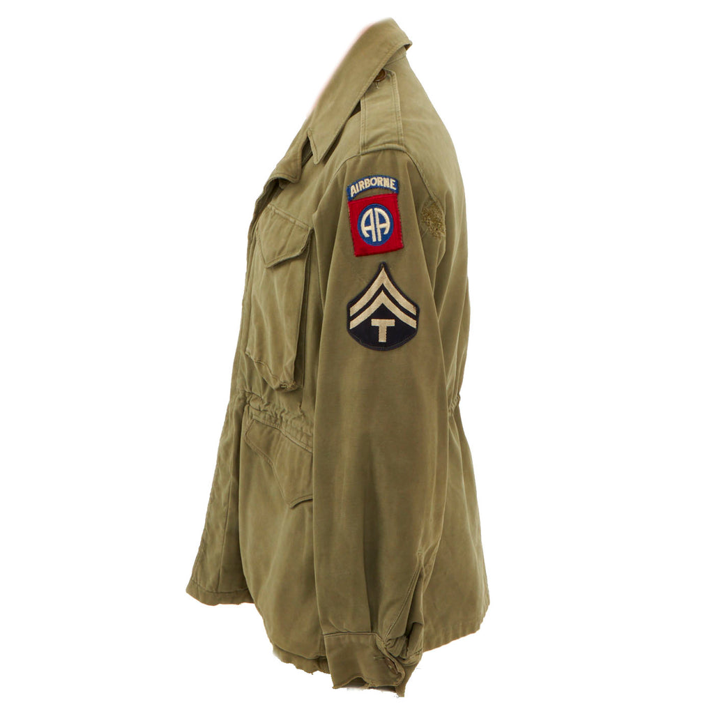 Original U.S. WWII 82nd Airborne Division M-1943 M43 Field Jacket With ...