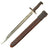 Original U.S. WWI M1905 Springfield 16" Rifle Bayonet marked S.A. dated 1906 with R.I.A. 1921 Reissued Scabbard Original Items