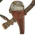 Original British WWI Officer's Webley .455 Holster dated 1917 with Original Sam Browne Belt Rig Original Items