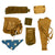 Original U.S. WWII G.I. Field Gear Lot - 6 Items Original Items