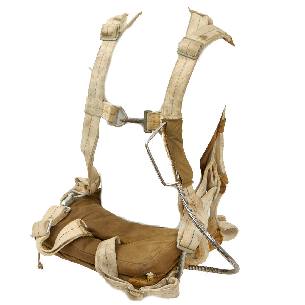 Original U.S. WWII Army & Navy/Marine Corps Fighter Pilot AN-6510 “Seat” Parachute Harness by American Lady Corset Co. - Dated August 25, 1943 Original Items