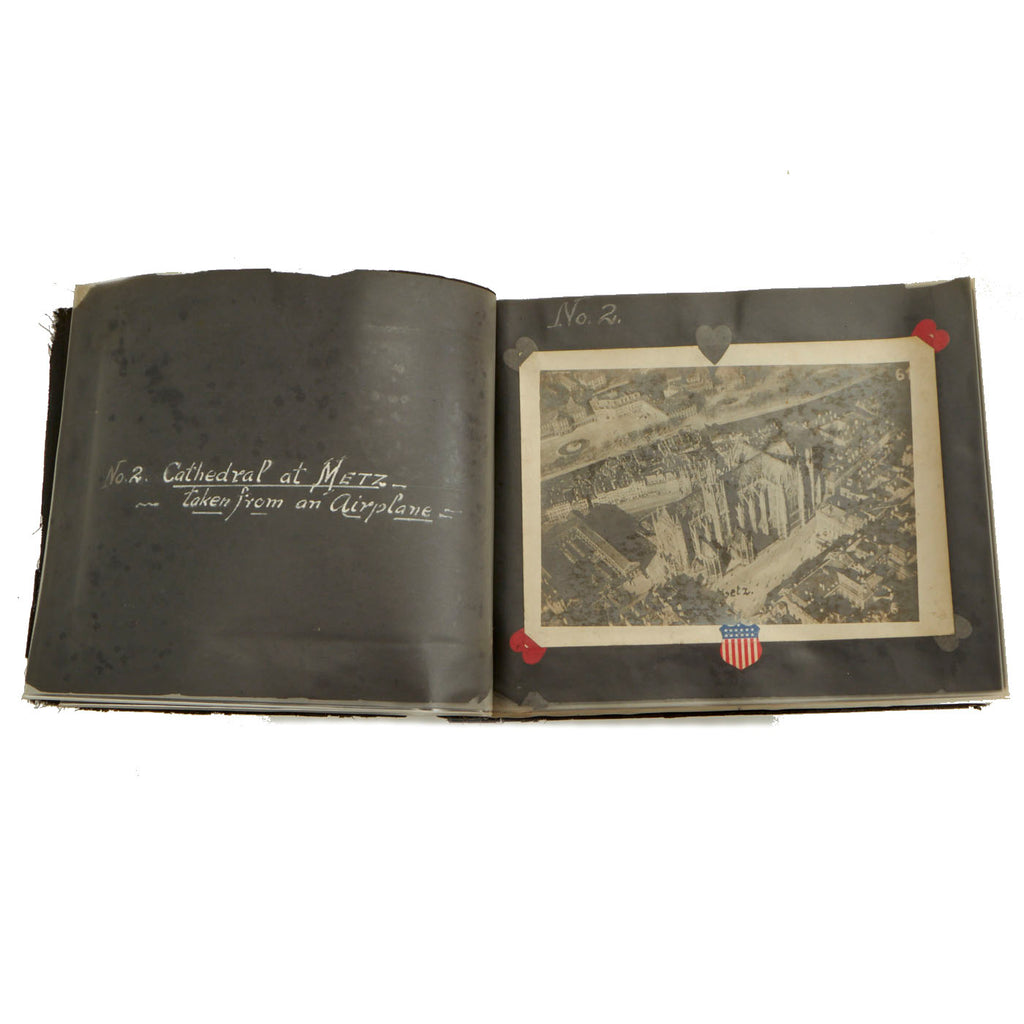 Original German WWI Photo Album Captured By US Army 4th Engineer Battalion During The Meuse-Argonne Offensive Original Items