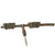 Original German WWII Army (Heer) Belt, Buckle, 98k Bayonet, Frog, and Ammunition Pouches Original Items