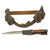 Original German WWII Army (Heer) Belt, Buckle, 98k Bayonet, Frog, and Ammunition Pouches Original Items