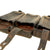 Original German WWII Army (Heer) Belt, Buckle, 98k Bayonet, Reproduction Frog, and Ammunition Pouches Original Items
