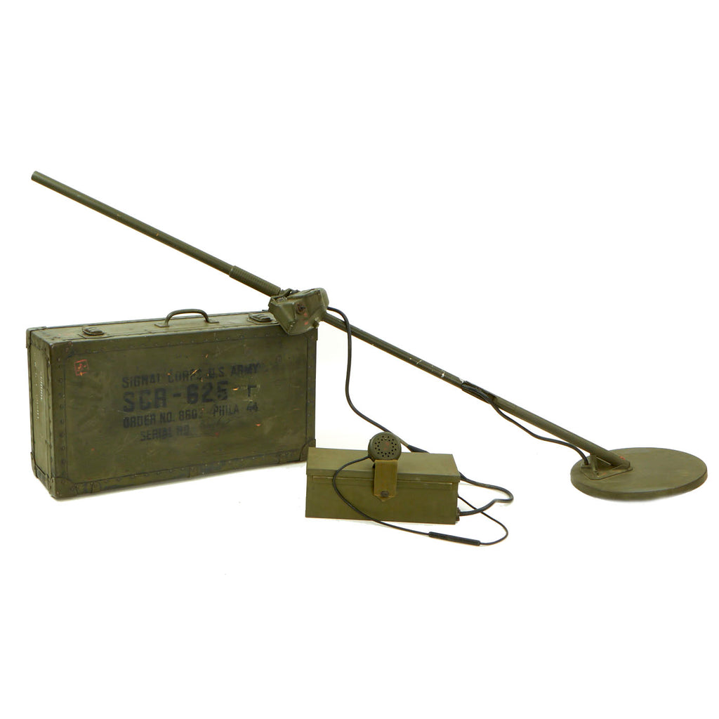 metal gear solid mine detector Original U.S. WWII 1944 Dated SCR 625-C Mine Detector – International Military Antiques