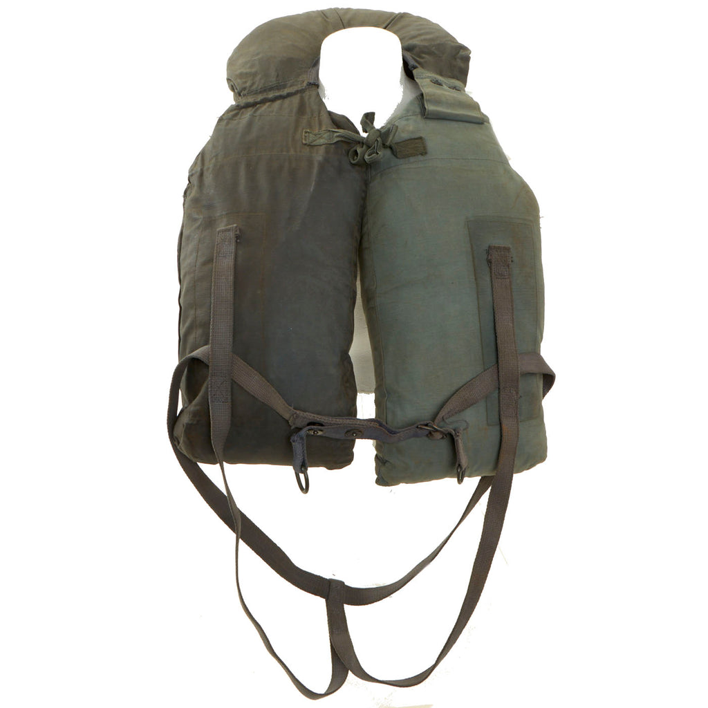 Original U.S. WWII Early War United States Navy Kapok-Style Life Preserver Pullover Vest Original Items