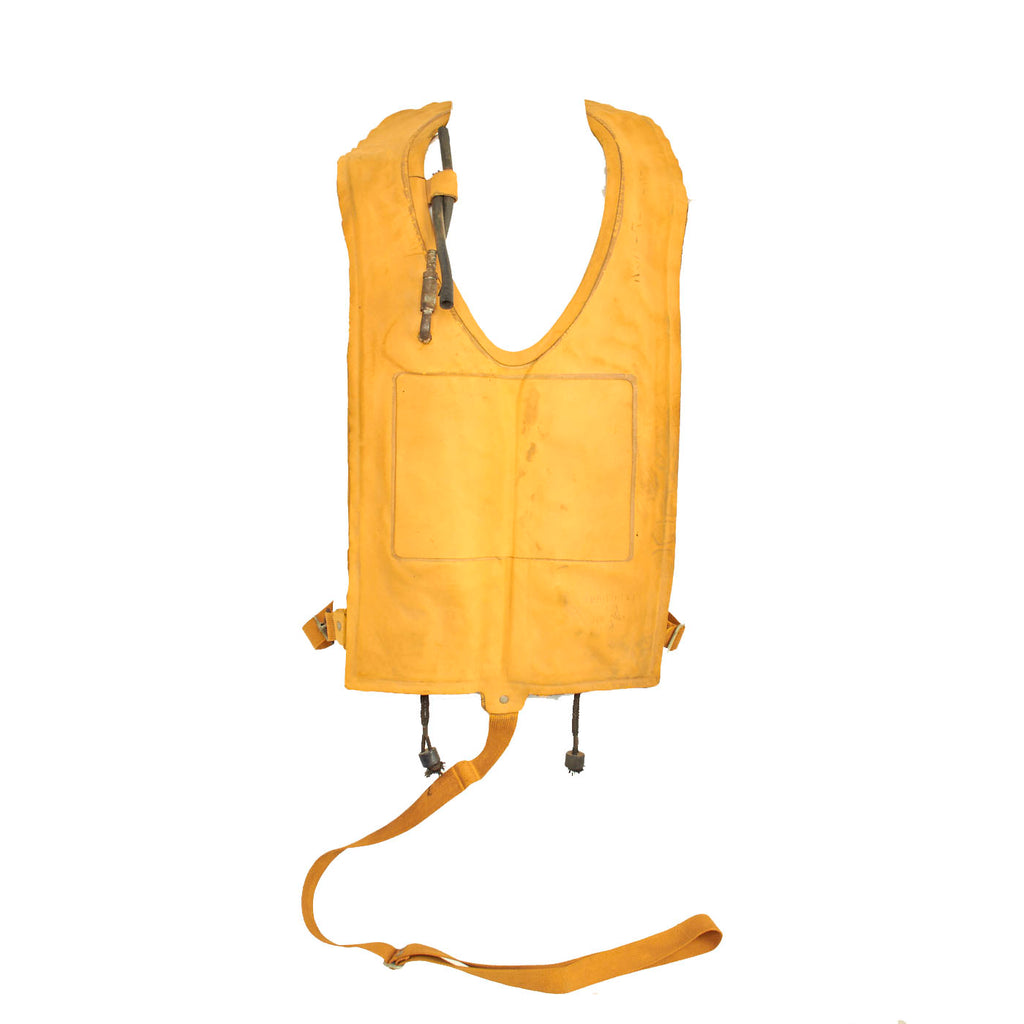 Original U.S. WWII USAAF Service Worn Mae West Pneumatic Life Vest - Dated January 1943 Original Items