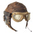 Original U.S. WWII USAAF Aviator Flight Helmet Set - AN6530 Goggles, A-11 Helmet, Type A-9 Summer Flying Helmet - 3 Items Original Items