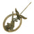 Original German WWII Early Luftwaffe Anti-Aircraft Flak Battle Badge by C.F. Juncker in Original Case Original Items