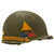 Original U.S. WWII McCord FSSB M1 Helmet with MSA Liner - Post War Painted Armoured Division Insignia Original Items
