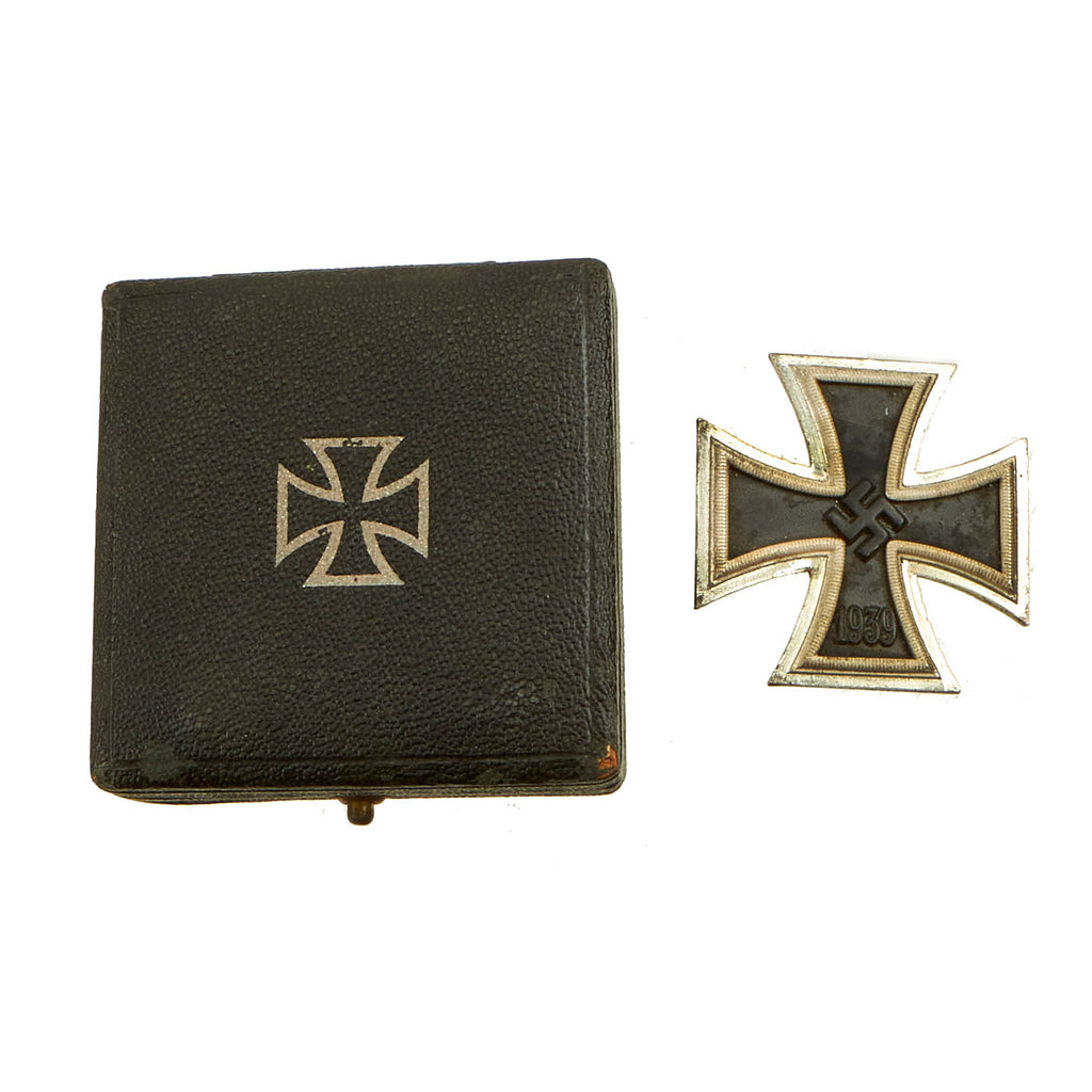 Original German WWII Cased Iron Cross First Class 1939 by B.H. Mayer's Art Mint of Pforzheim - EKI Original Items