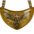 Original German WWII SA Political Leader Gorget with Chain by Eugen Schmidhäussler of Pforzheim - RZM M1/128 Original Items